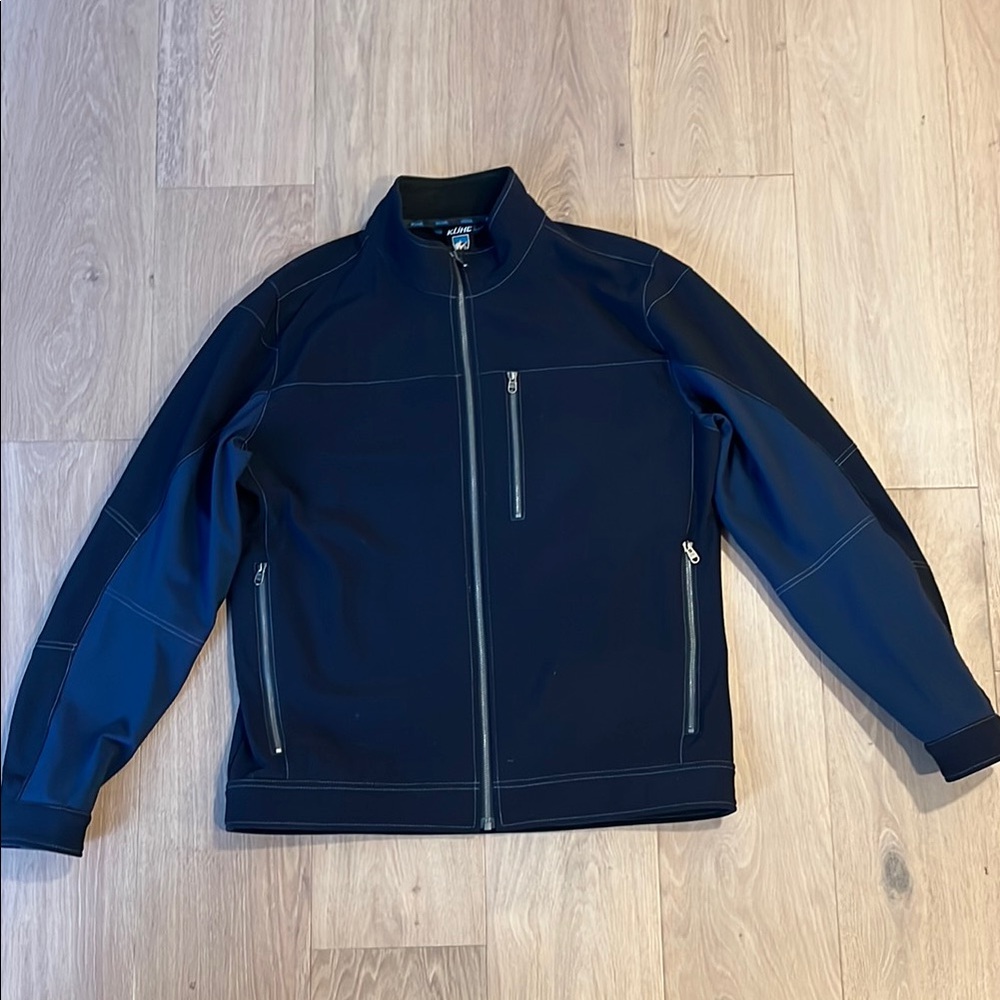 Kuhl black Softshell jacket with fleece interior